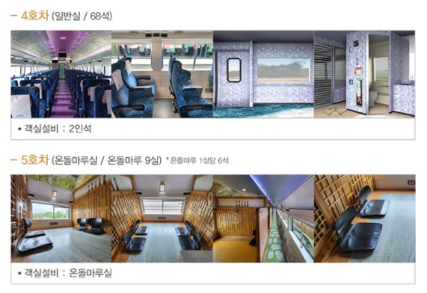 서해금빛열차 50% 할 예약 방법, 온돌 마루 기차여행