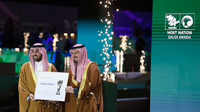 2034년 월드컵, 사우디아라비아 개최 확정