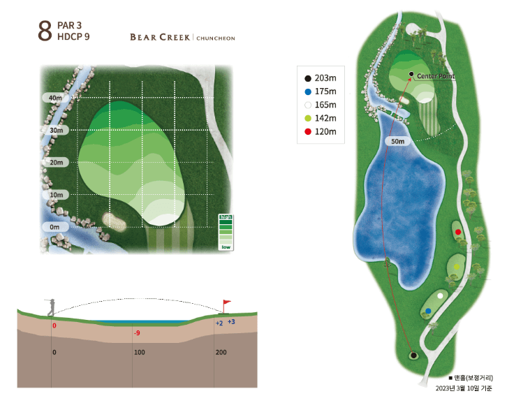 베어크리크 춘천 골프클럽 코스공략도 08