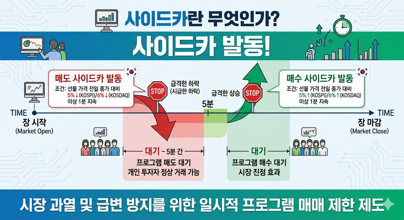 사이드카 (프로그램매매, 발동조건, 대응법)