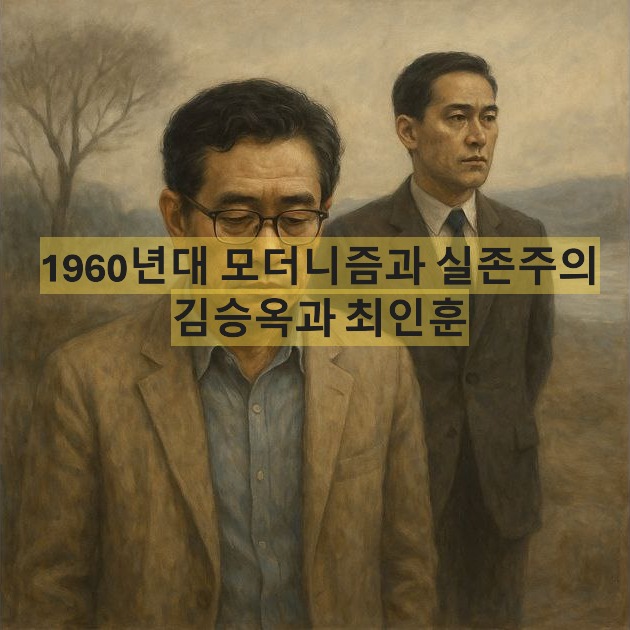 1960년대 한국문학-모더니즘-실존주의-김승옥-최인훈
