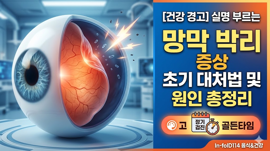 망막 박리 증상