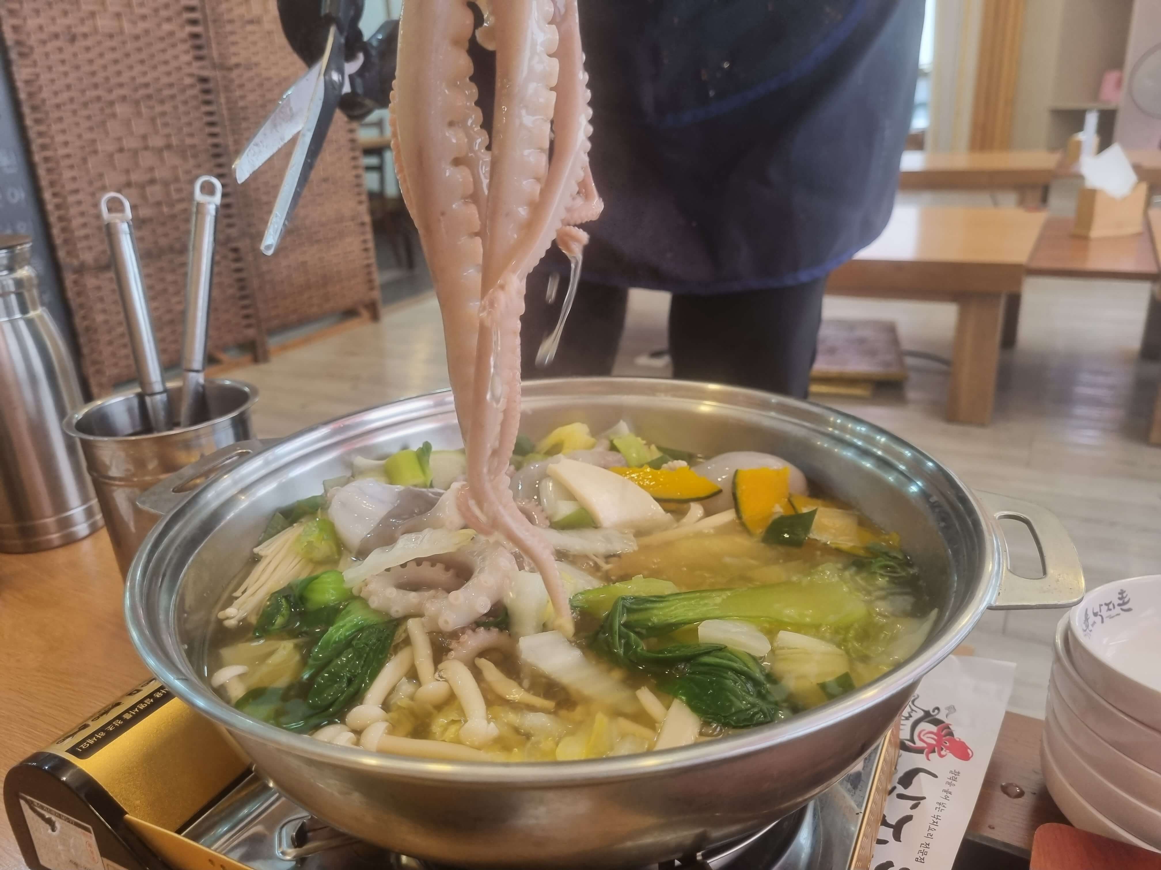 연포탕 낙지