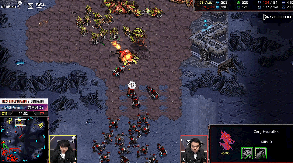 D조 2경기 앞마당공격