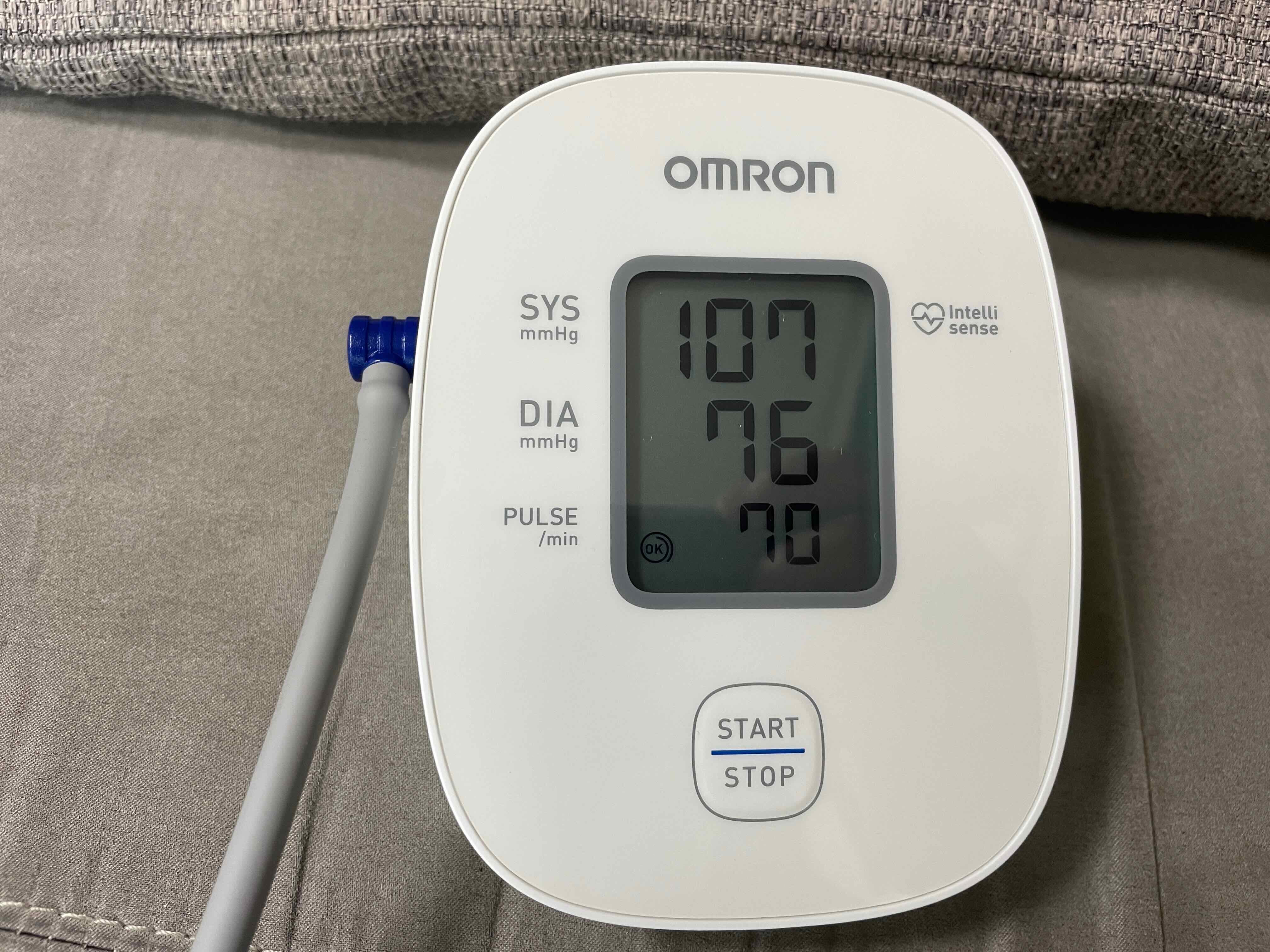 혈압 측정된 모습