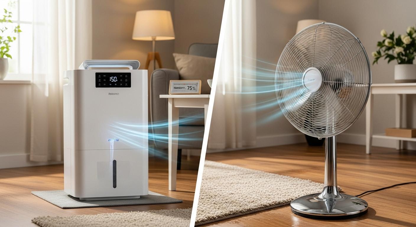 제습기 vs 선풍기