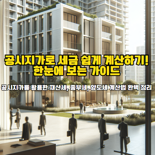 공시지가, 세금 계산법