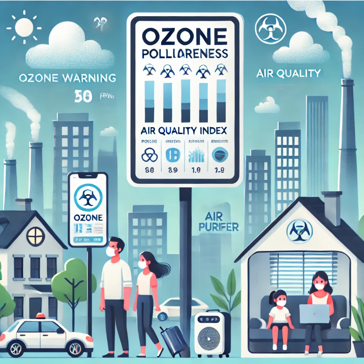 오존주의보 대처법과 환기 시 주의사항