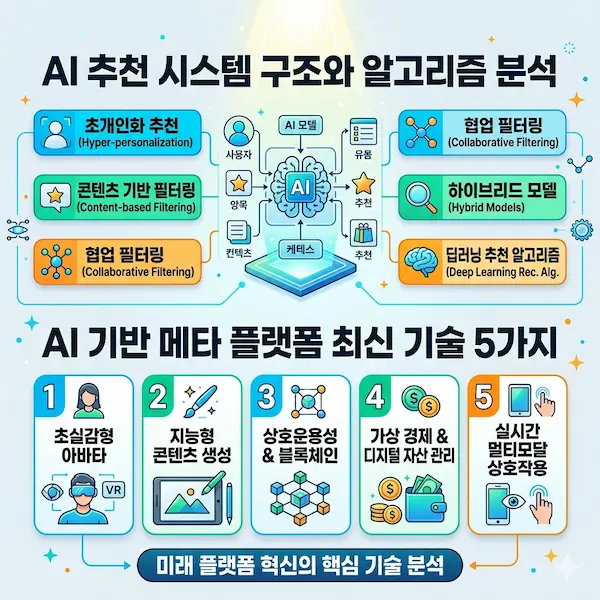 Analysis of AI Recommendation System Structure and Algorithms