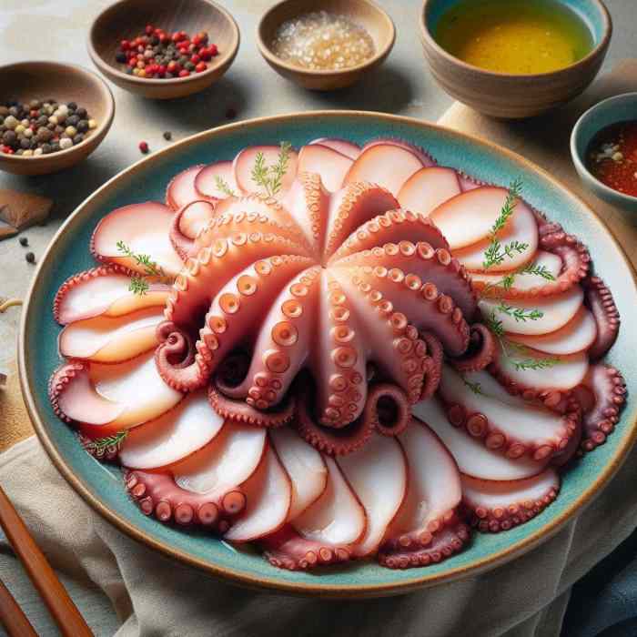 삶은 문어