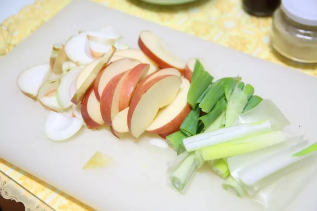 재료 손질 모습