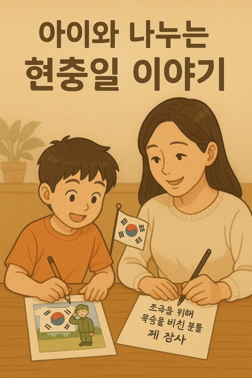 작지만 진심 어린 기억, 현충일 교육의 시작