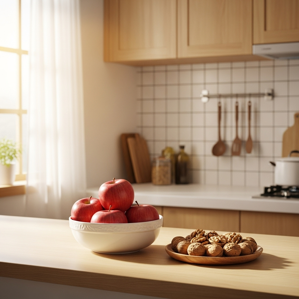 사과와 호두 같이 먹으면 생기는 일&amp;#44; 혈관 면역 두뇌 건강 한번에 챙기기