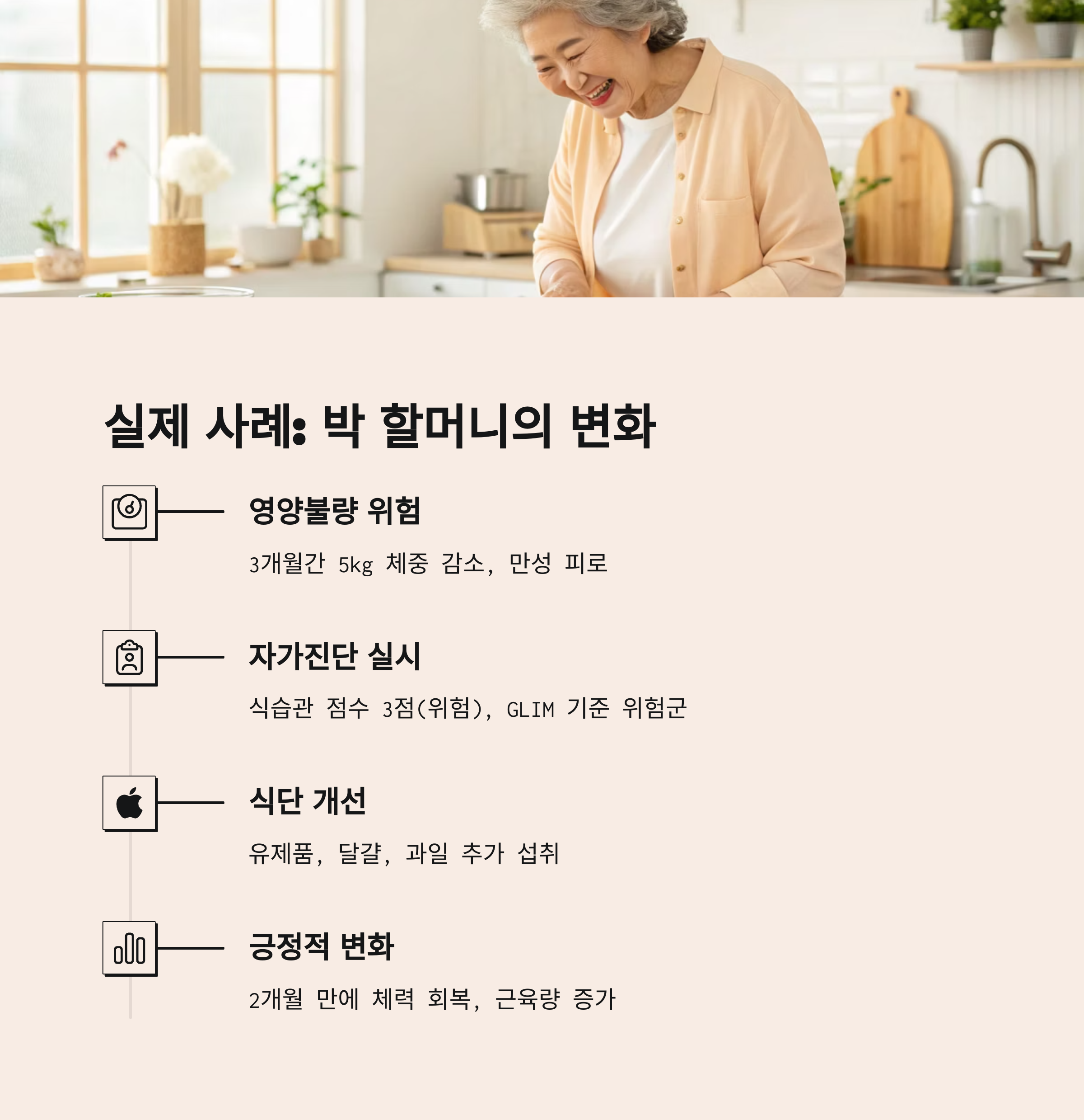 실제 사례 : 박 할머니의 변화