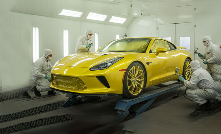 자동차 도색 이미지