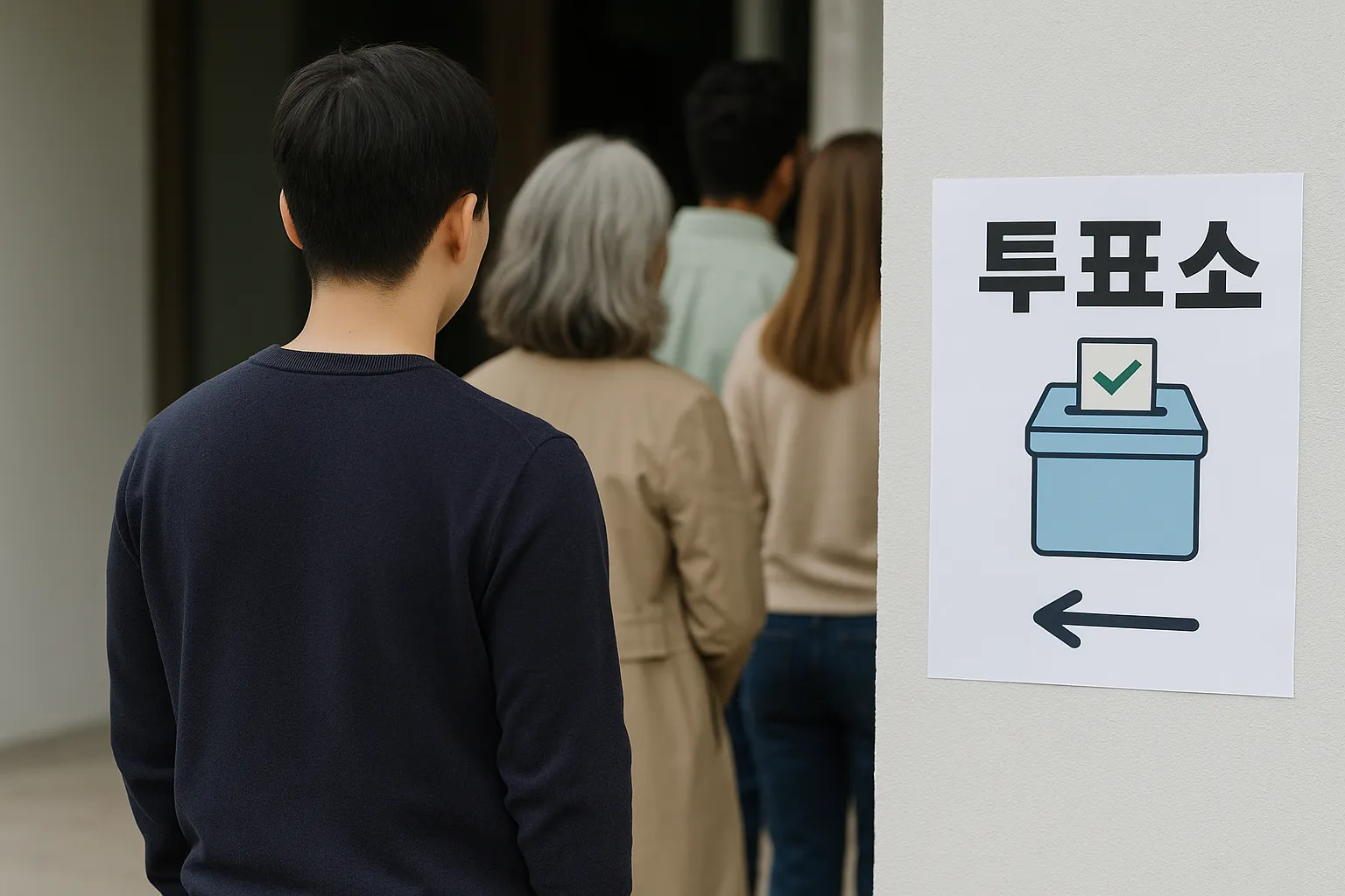 대통령선거 본투표 절차