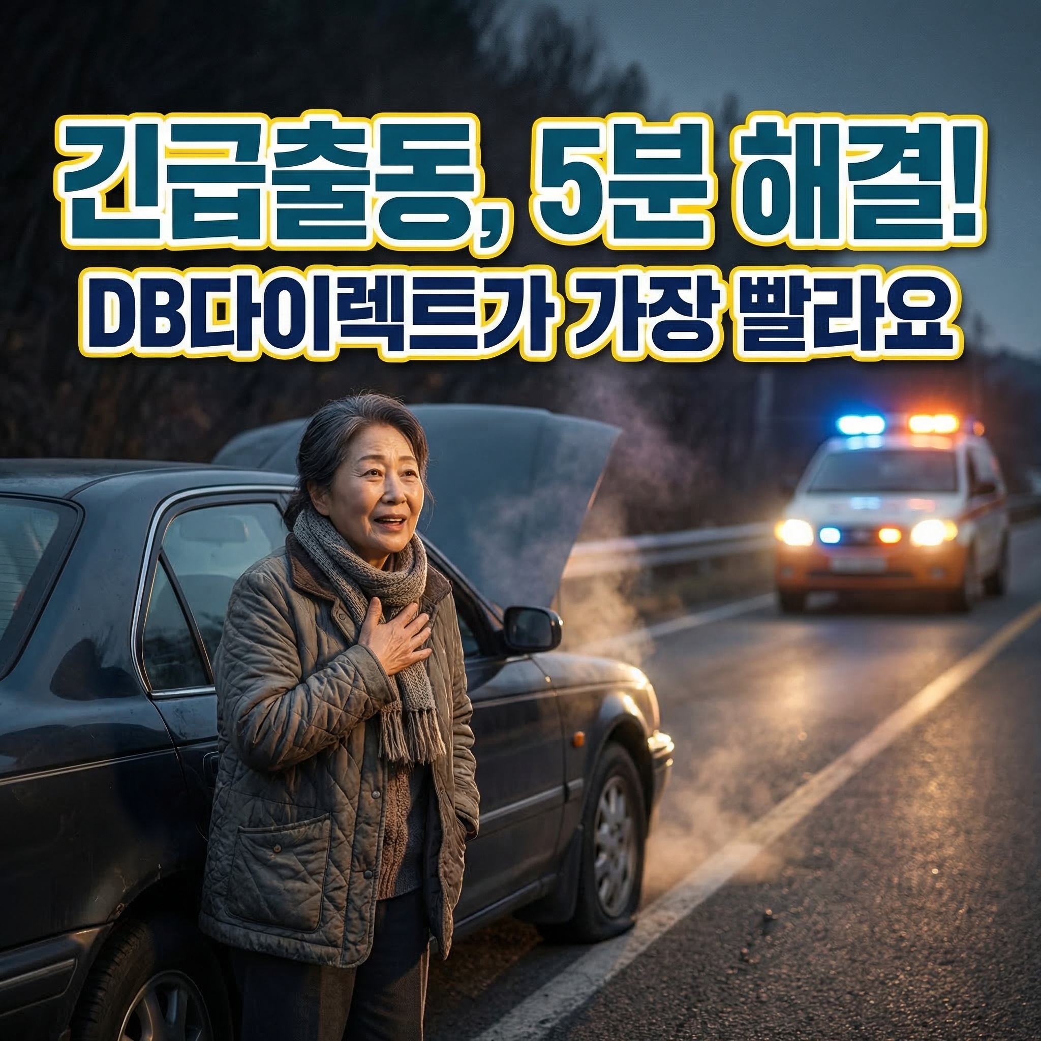 DB다이렉트 자동차 보험 긴급출동 알아보기