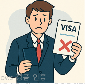 해외취업비자거부