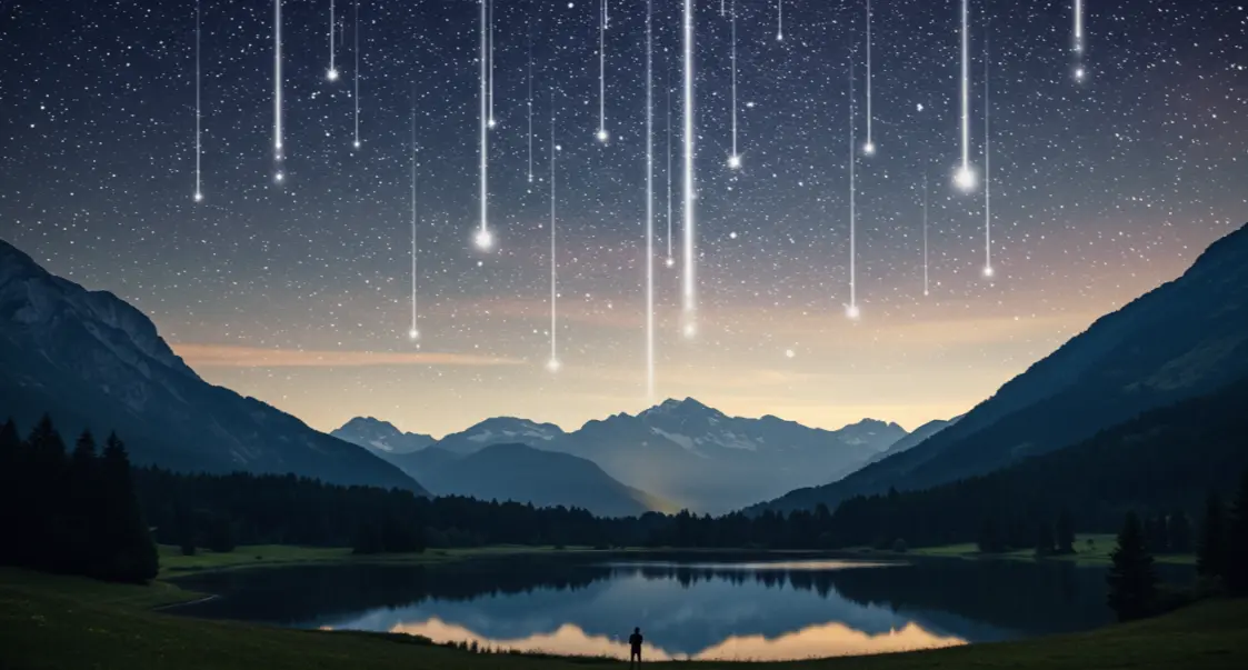 별이 쏟아지는 풍경 꿈