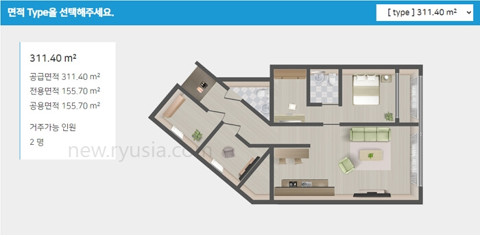 분당 실버타운 서울시니어스 분당타워 실제 방 구조 (은퇴설계자들)