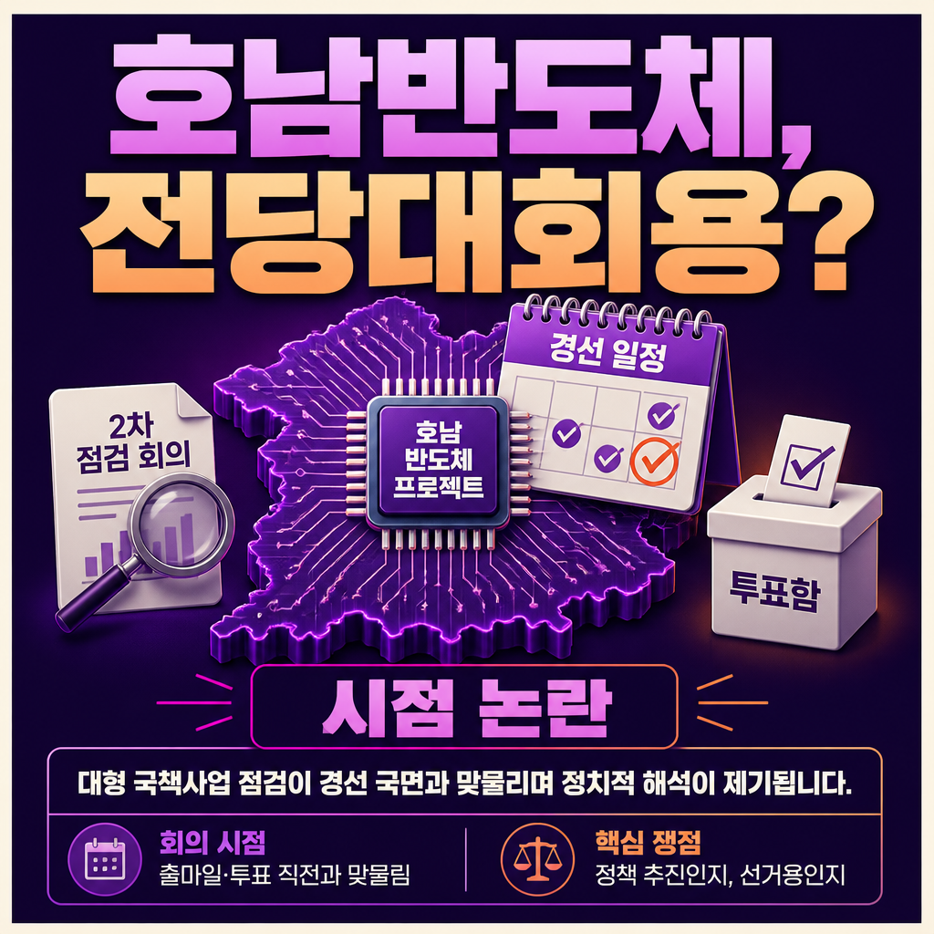 호남반도체, 전당대회용?