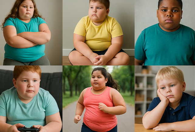 소아 비만의 관련 사진