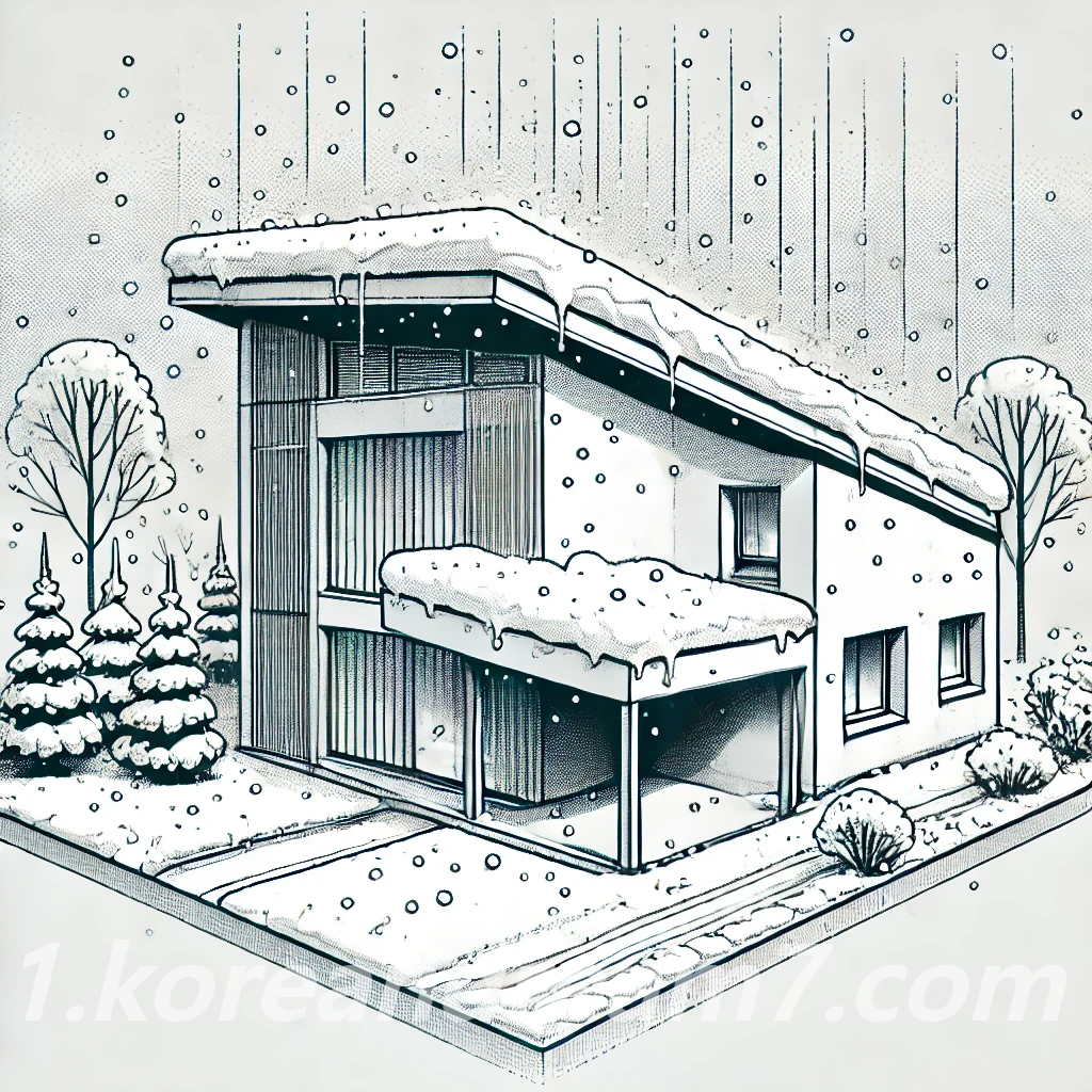 적설하중 (Snow Load) 개념과 공식