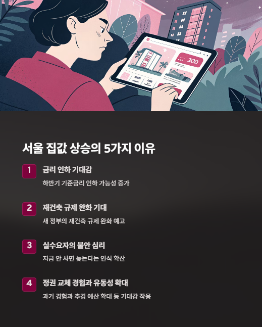 서울 집값 상승의 5가지 이유