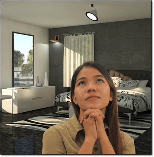 얼굴에 낭종이 많은 여성