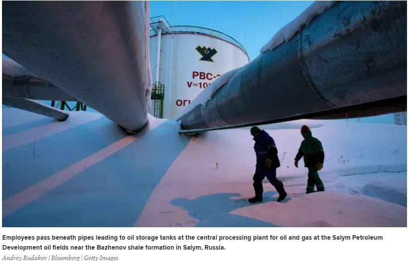 러시아, 석유 가스 비트코인으로 결제 검토에 급등한 비트코인...랠리 시동거나 CRYPTO WORLD Russia is considering selling its oil and gas for bitcoin as sanctions intensify from the West