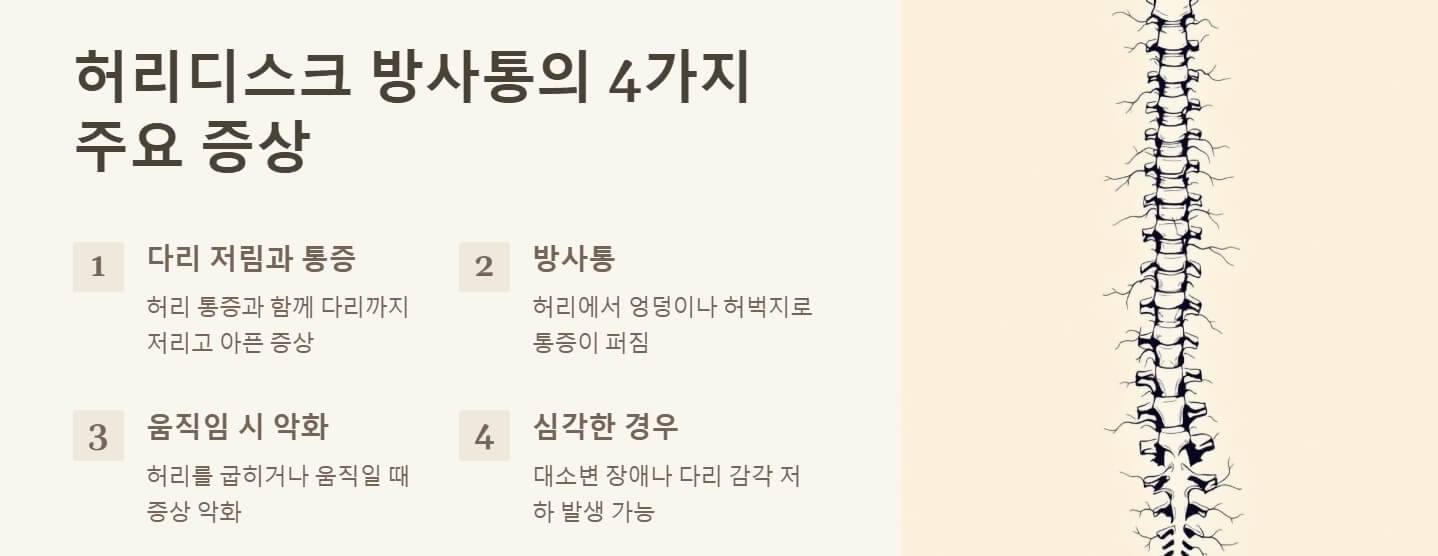 허리디스크 방사통