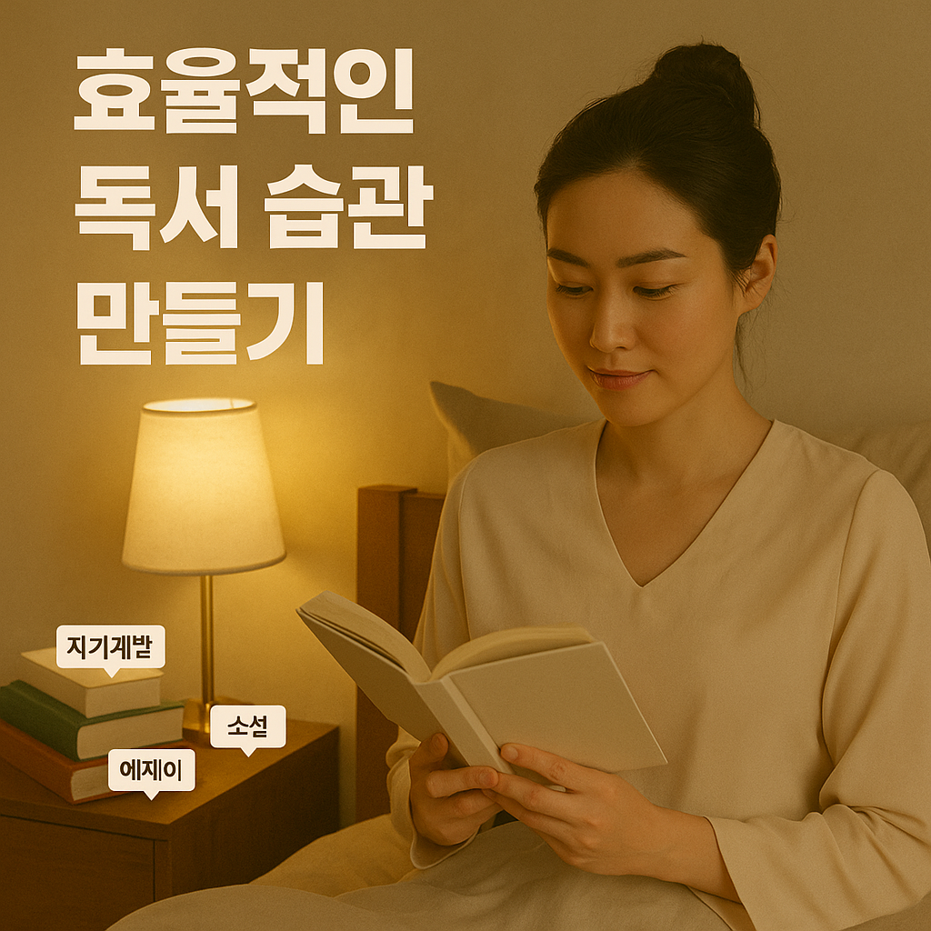 효율적인 독서 습관 만들기