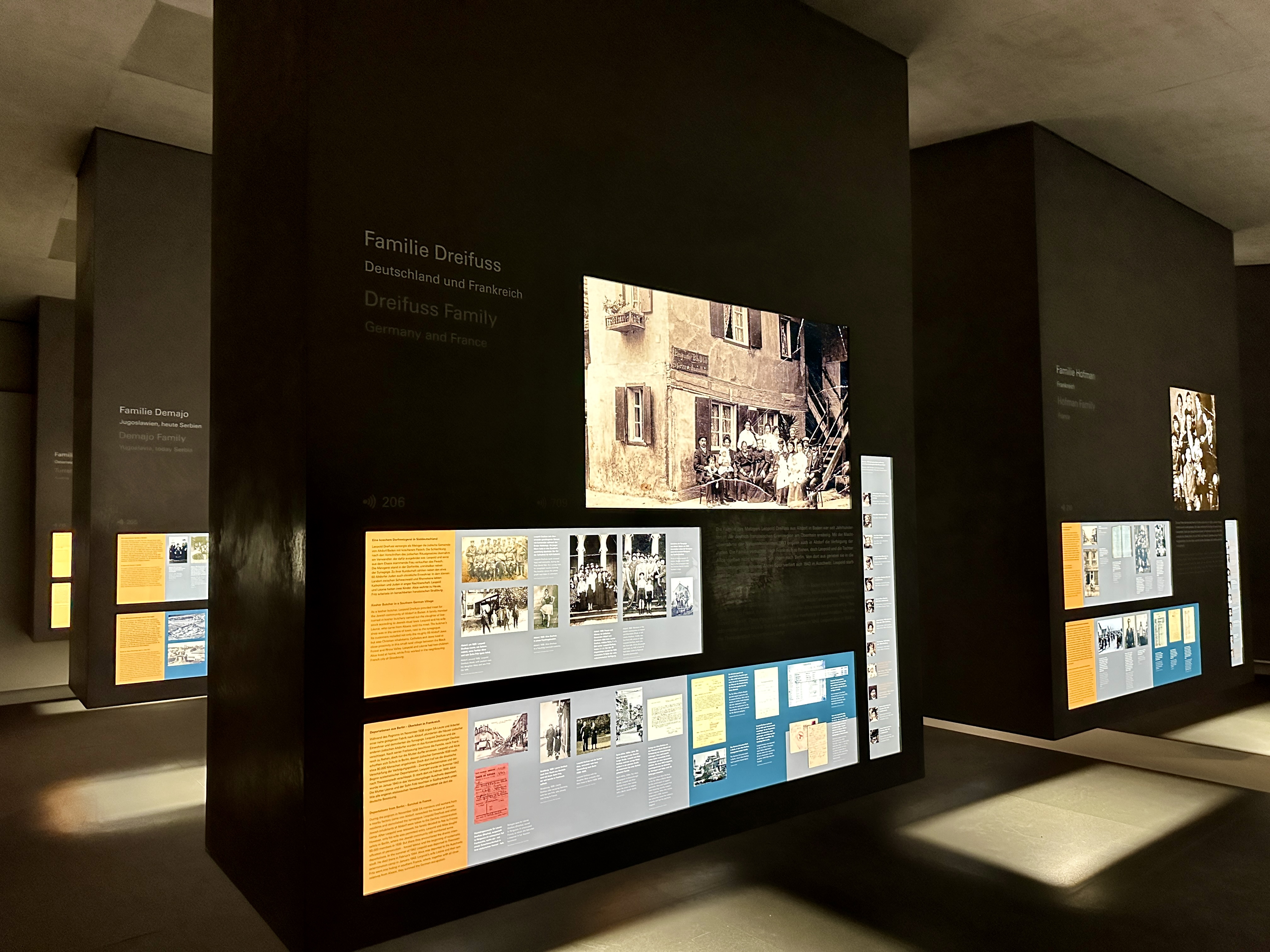 베를린 홀로코스트 메모리얼 내부전시관