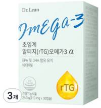 닥터린 초임계 알티지 오메가3 알파 30.21g, 30정, 3개