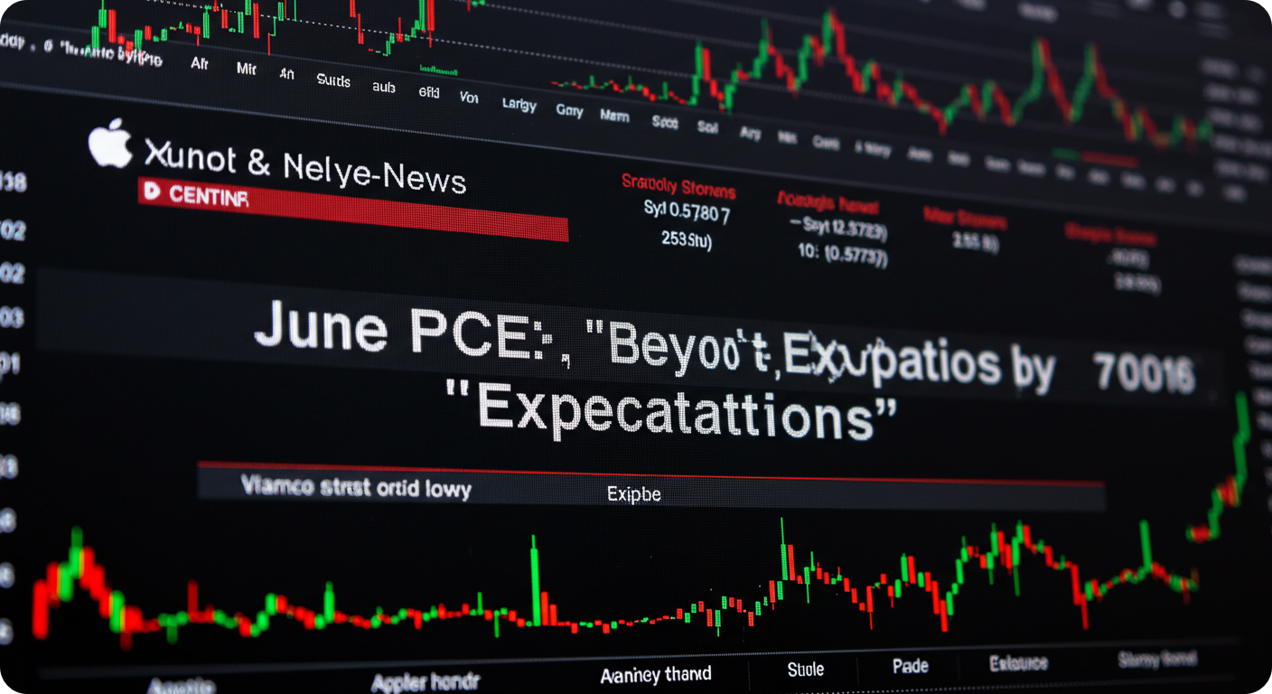 6월 PCE 2.6 % ‘예상 상회’…애플 실적과 관세 변수까지
