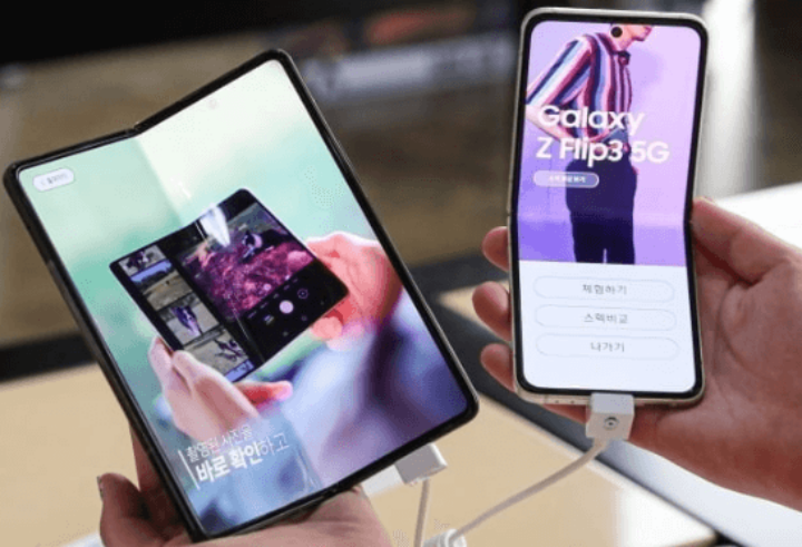 삼성갤럭시z폴드3z플립3휴대폰사진