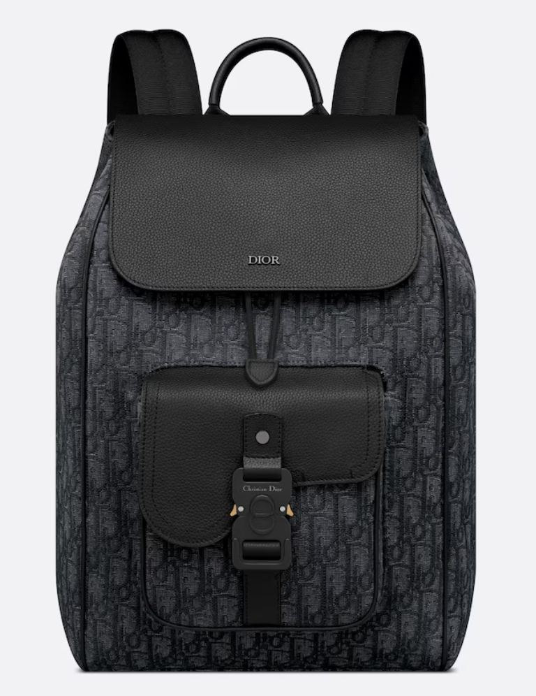 디올 새들 플랩 백팩 (Dior Saddle Backpack)