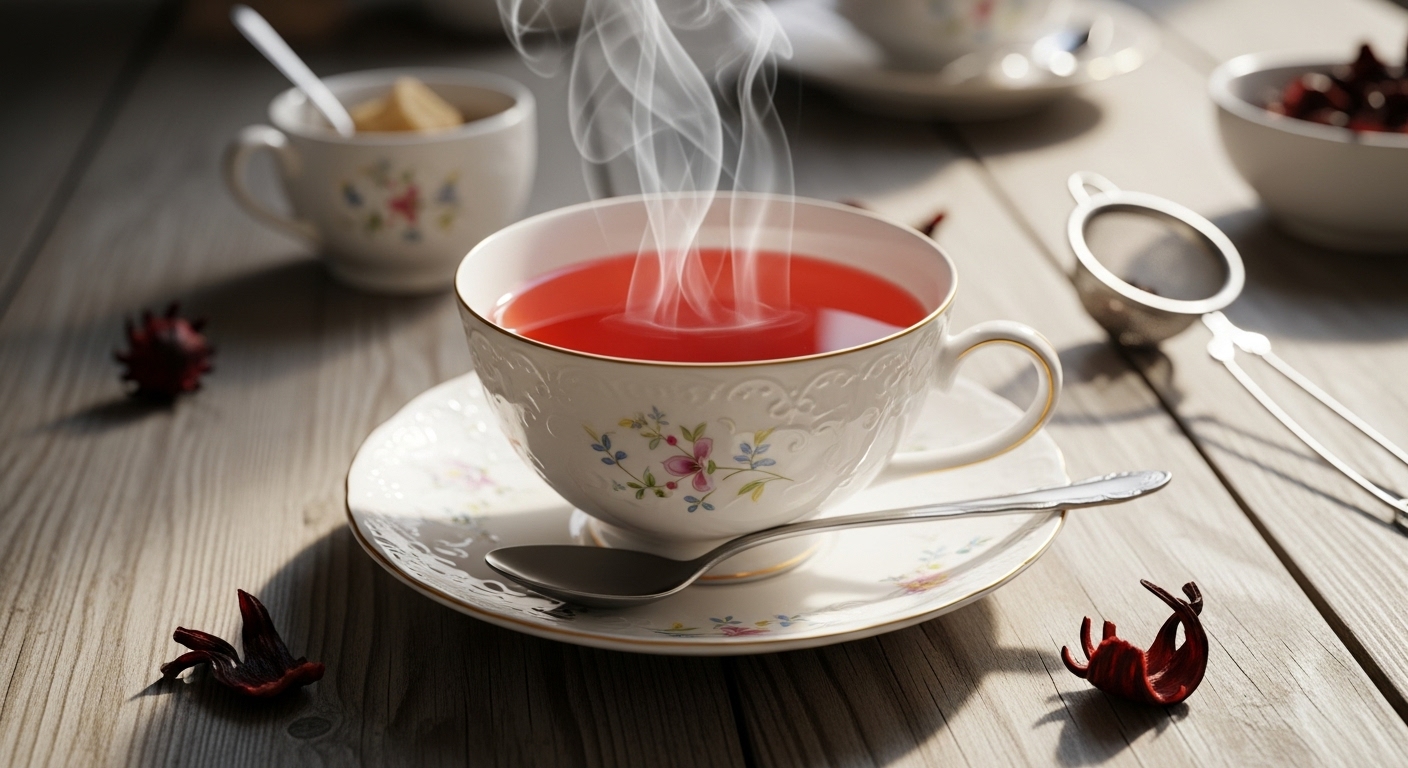 히비스커스차 (Hibiscus Tea) - 붉은 유혹, 다이어트 지원군 미용과 건강을 한 번에