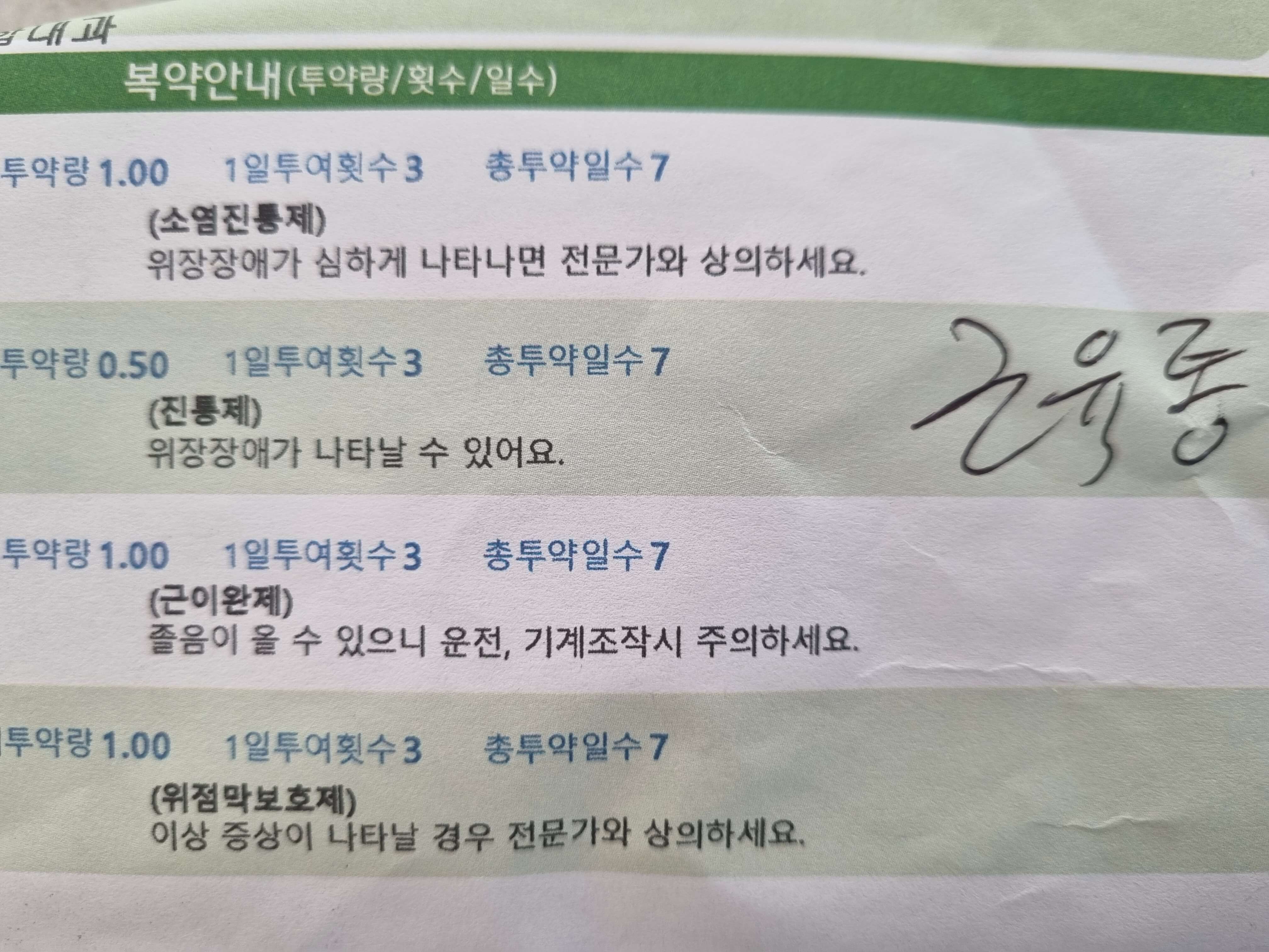 병원 처방전
