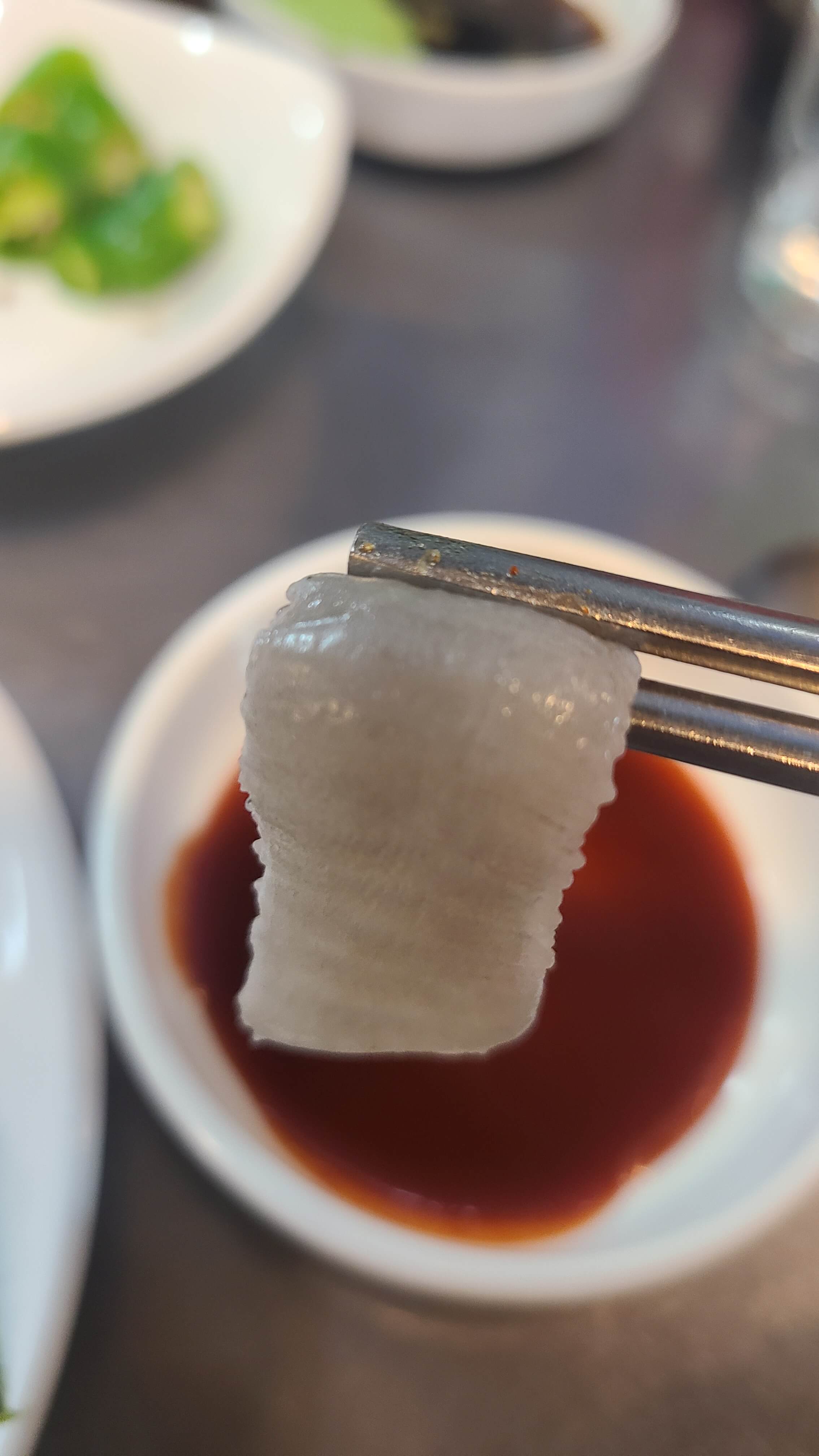 회포풀자-광어회-한점