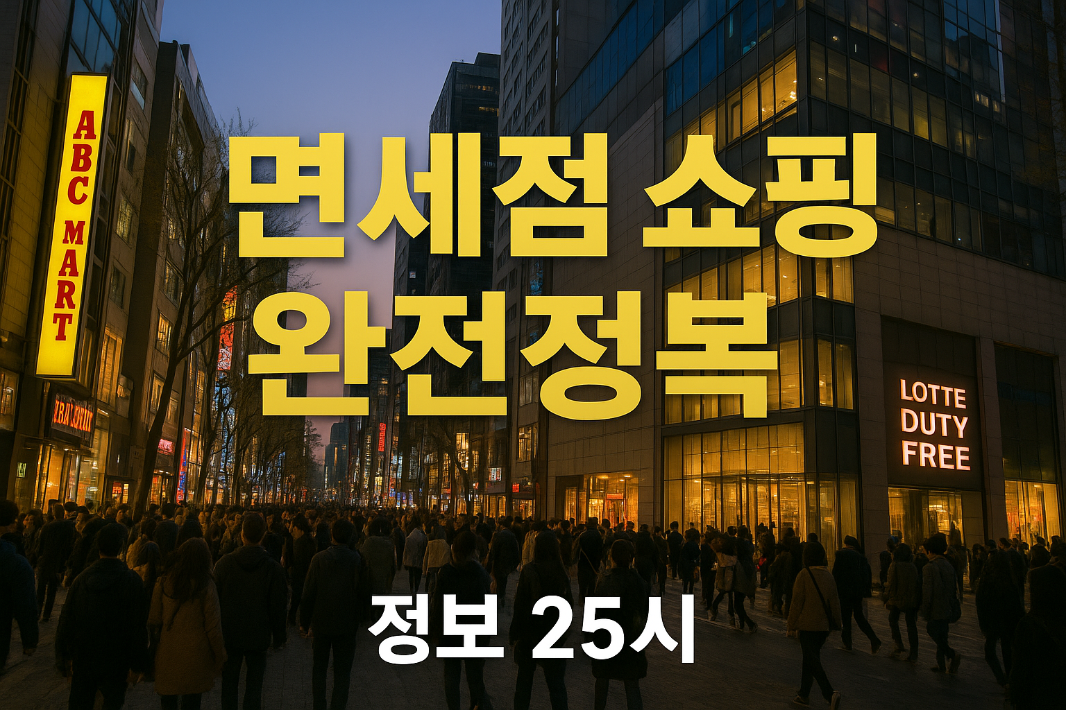 면세점 쇼핑은 누구나 알지만, 진짜 고수는 숨겨진 할인코드와 교통·위치 정보 이미지