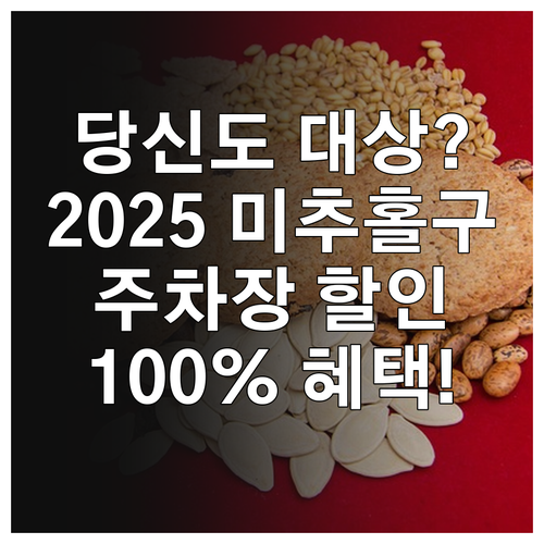 당신도 대상? 2025 미추홀구 공영..
