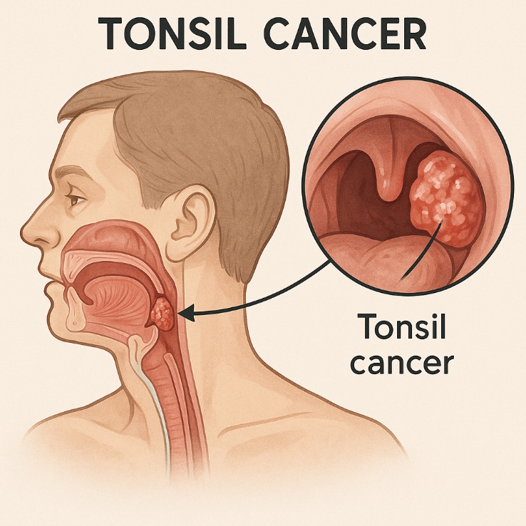 편도암 관련 자료 사진