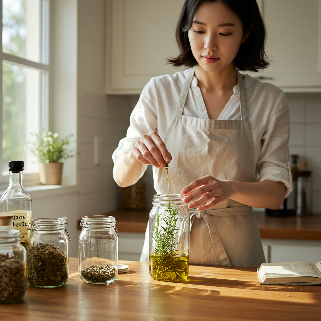 로즈메리 오일 만드는 법, 집에서 쉽게 따라하는 건강 레시피