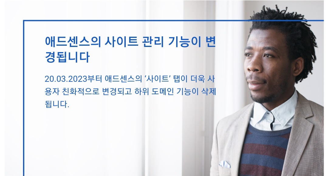 애드센스 하위도메인 삭제