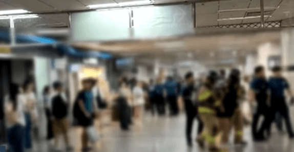 9호선 대피소동 사건 현장