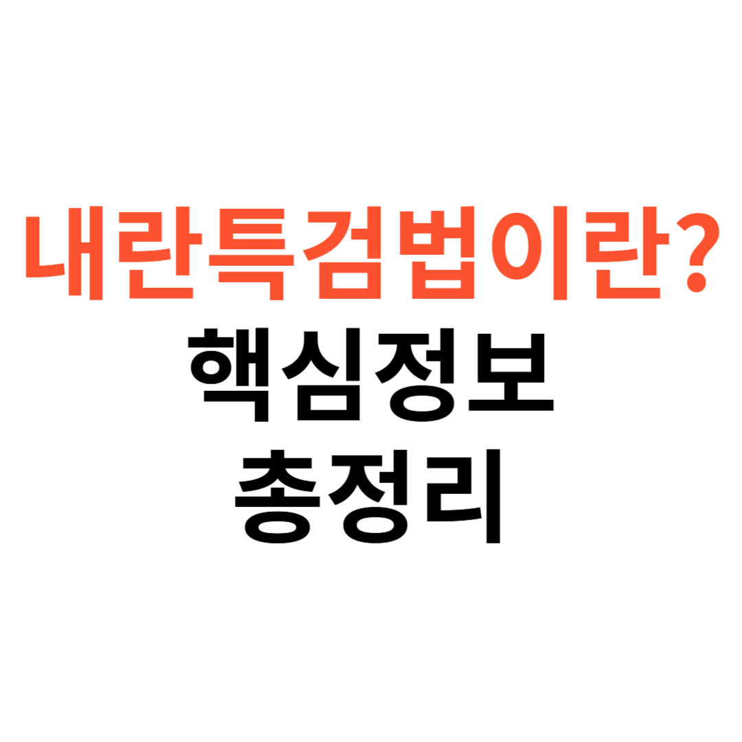내란 특검법