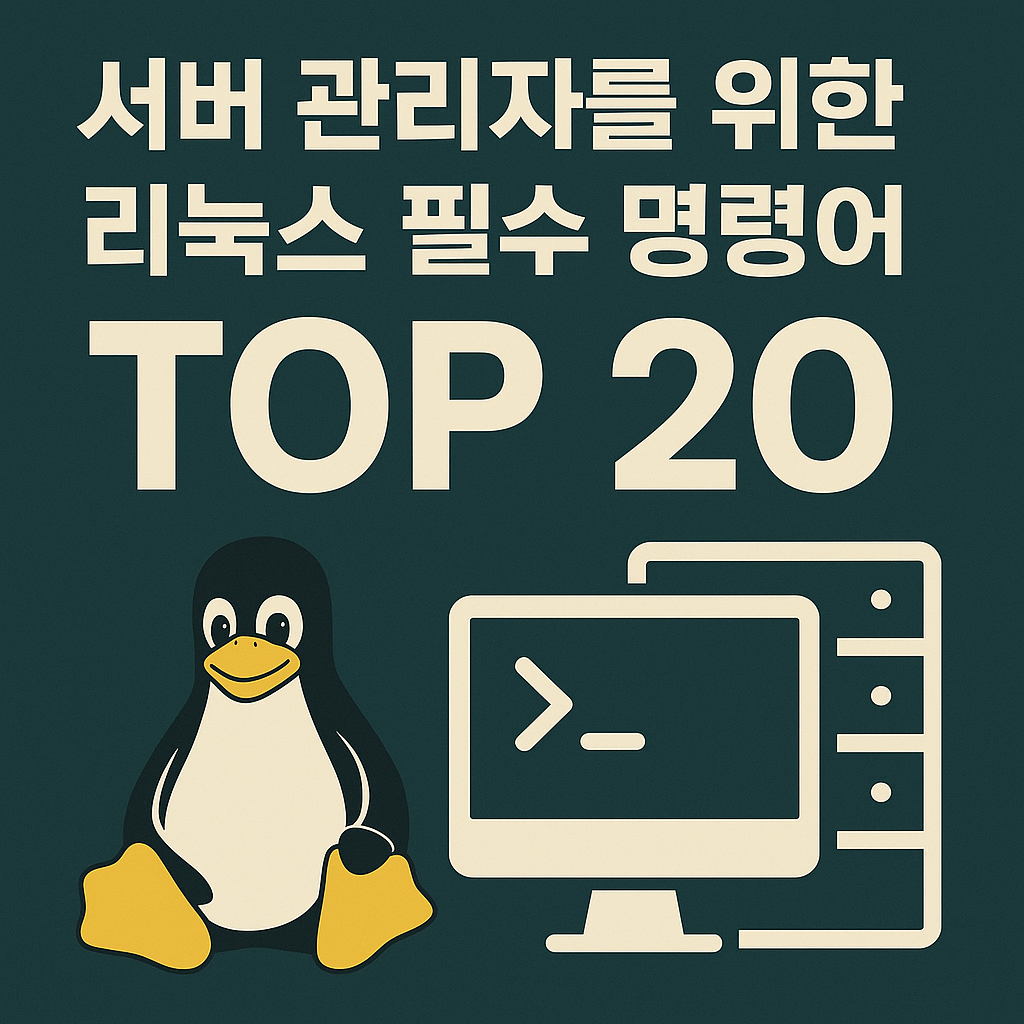 서버 관리자를 위한 리눅스 필수 명령어 TOP 20