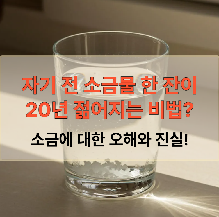자기-전-소금물-한-잔이-20년-젊어지는-비법?-소금에-대한-오해와-진실