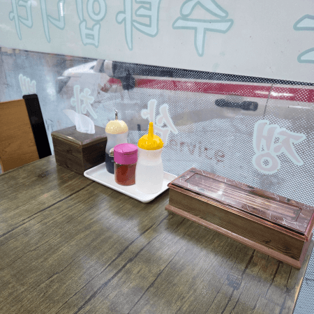 중국집 맛집 다래성 테이블 구성